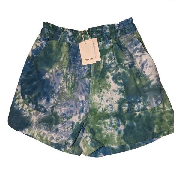 FRNCH Delhi‎ tie dye shorts size medium nwt - Picture 1 of 11